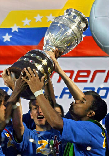 委内瑞拉队在国际比赛中力挫对手 委内瑞拉队在国际比赛中力挫对手